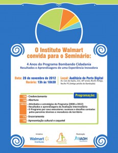 Leia mais sobre o artigo Seminário de 4 anos do Bombando Cidadania leva experiências e aprendizagens para o público