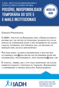 Leia mais sobre o artigo Emails e Site do IADH terão possível indisponibilidade temporária para mudança de servidor de hospedagem