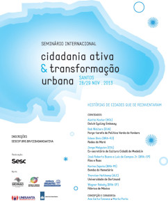 Leia mais sobre o artigo Experiência do Bombando Cidadania é destaque no Seminário Internacional Cidadania Ativa e Transformação Urbana